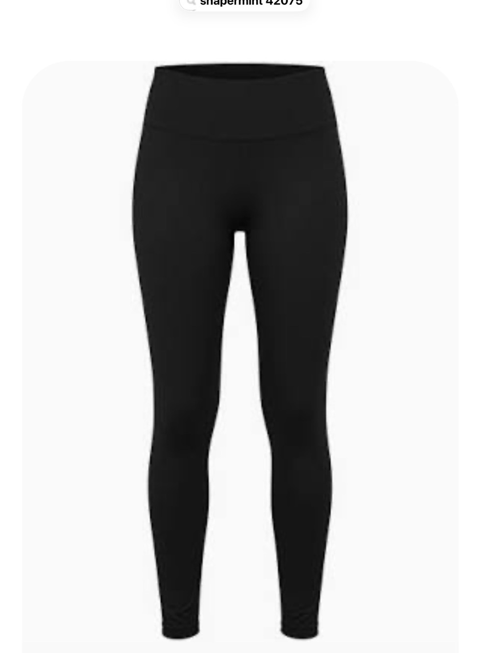 Shapermint Black High-Waist Sculpting Leggings